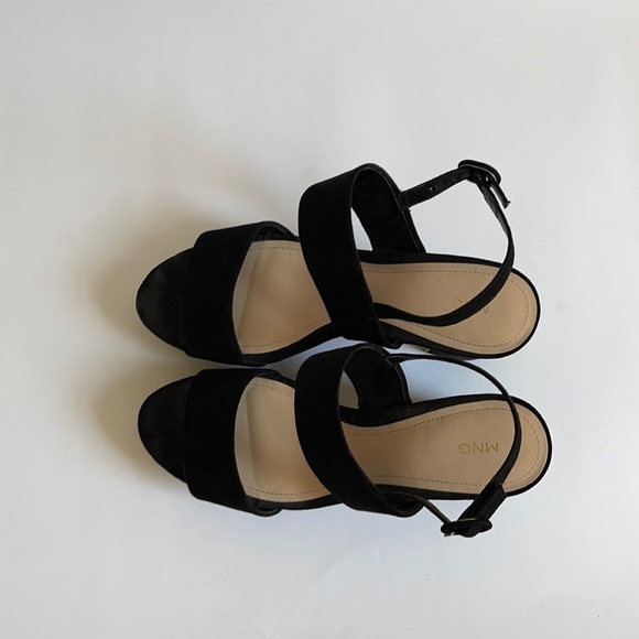 Mango suede platform sandals 60s vibesss - Picture 3 of 3